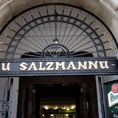 Hotel U Salzmannu Plzeň Exteriör bild