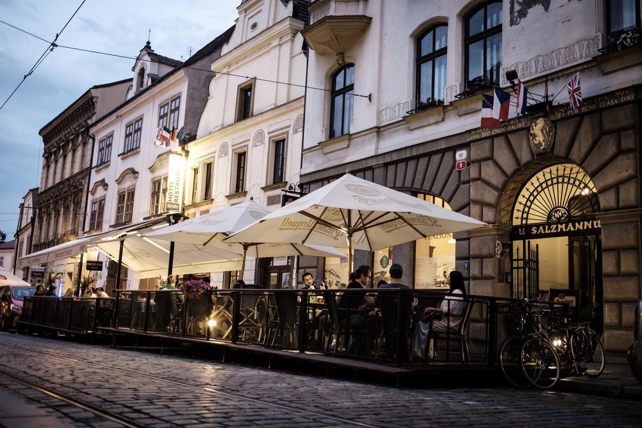 Hotel U Salzmannu Plzeň Exteriör bild
